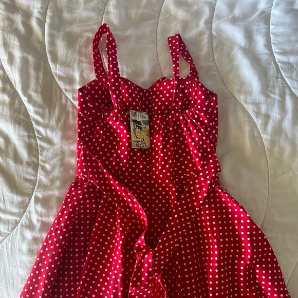 Retro 50's strappy dress by Varga - Picture 2 of 7